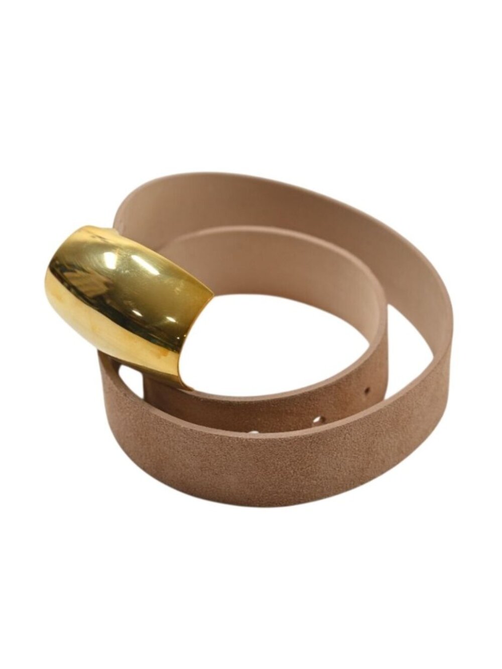 L'Agence x Streets Ahead Milou Suede Belt in Cappucino